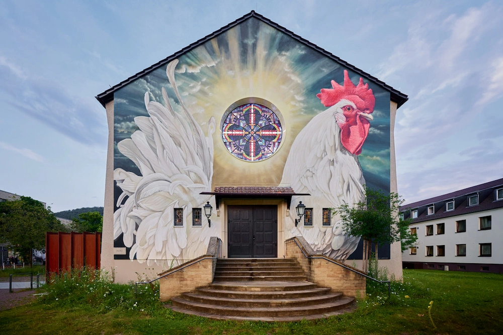 mural neunkirchen artwork of matthias mross